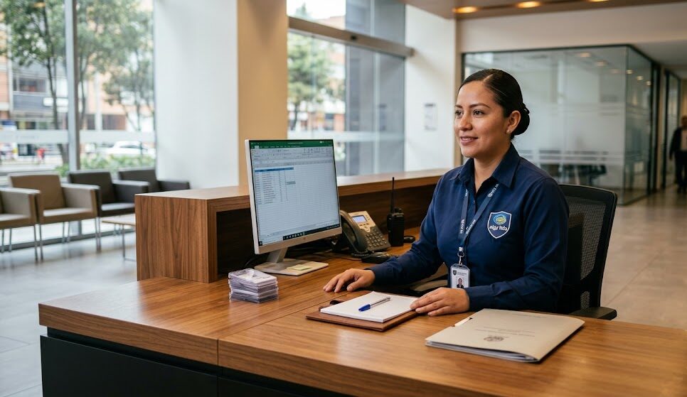 Guarda de Seguridad y Recepcionista