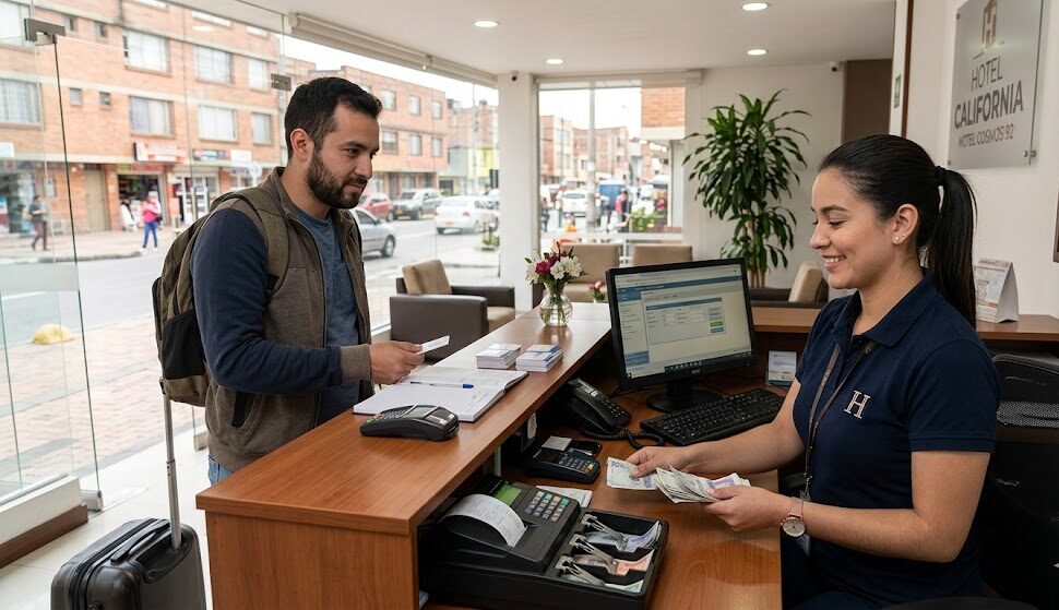 Recepcionista y Cajera